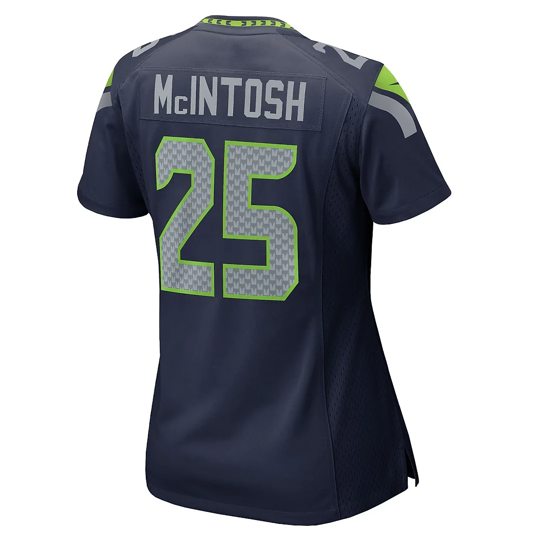 Zennovawear Kenny McIntosh Seattle Seahawks Women's Team Game Jersey - College Navy