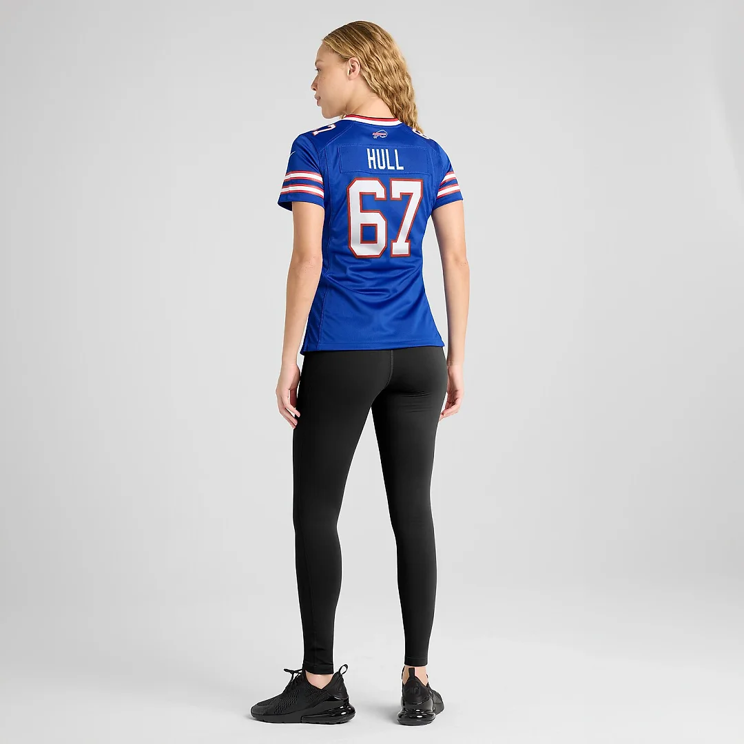 Zennovawear Kent Hull Buffalo Bills Women's Game Retired Player Jersey - Royal