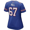 Zennovawear Kent Hull Buffalo Bills Women's Game Retired Player Jersey - Royal
