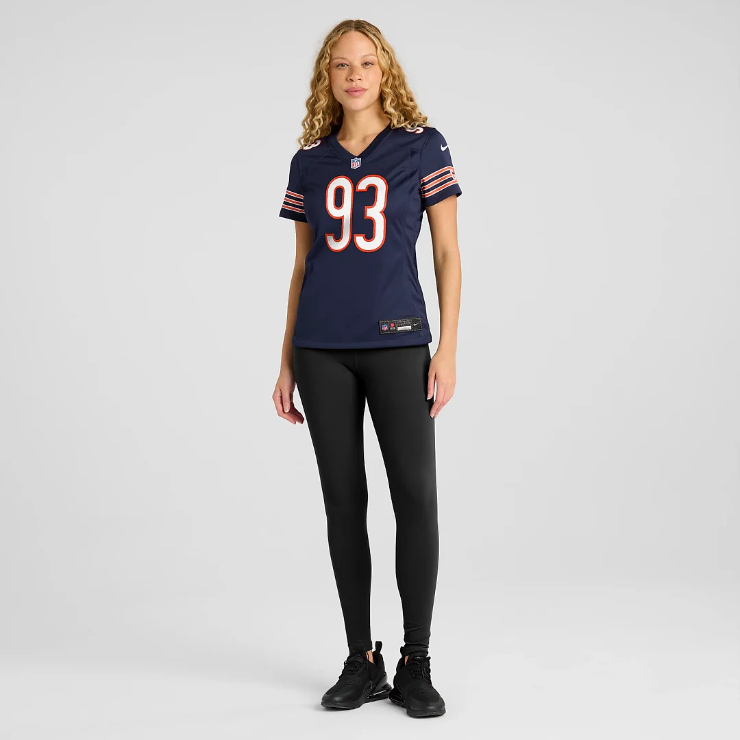 Zennovawear Kentavius Street Chicago Bears Women's Team Game Jersey - Navy