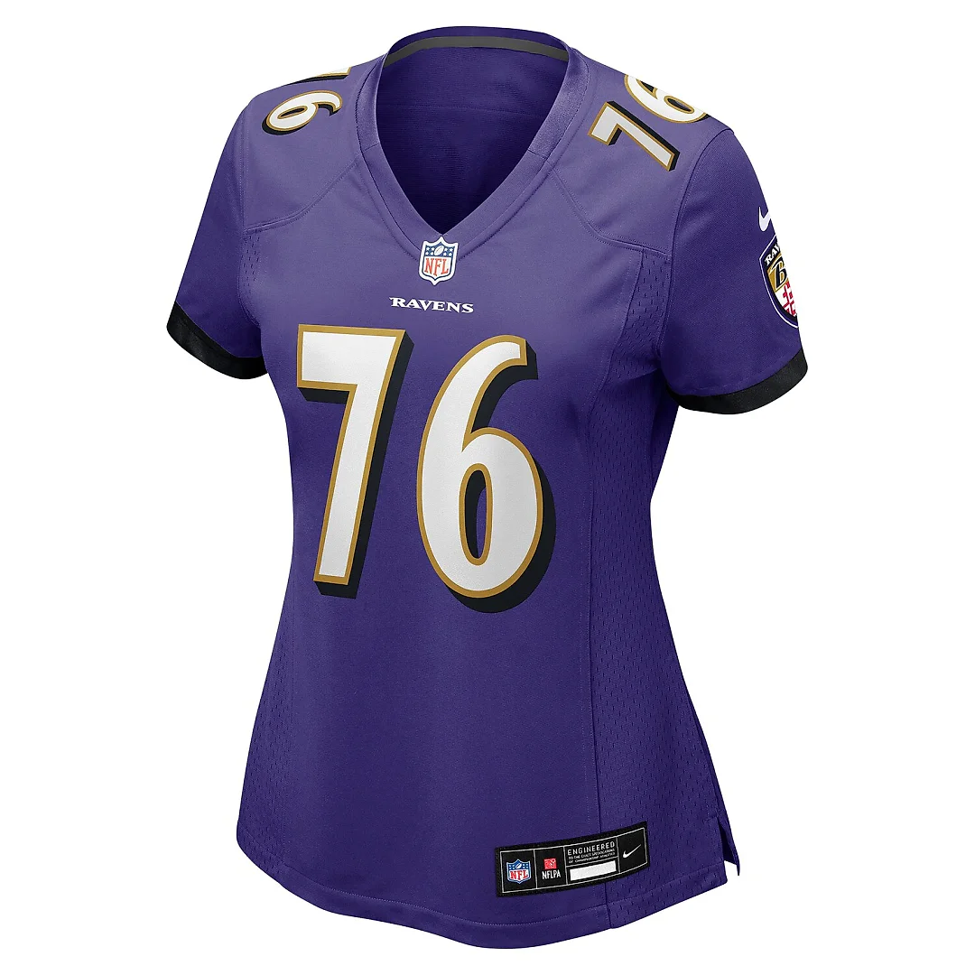 Zennovawear Kenyon Green Baltimore Ravens Women's Team Game Jersey - Purple
