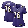 Zennovawear Kenyon Green Baltimore Ravens Women's Team Game Jersey - Purple