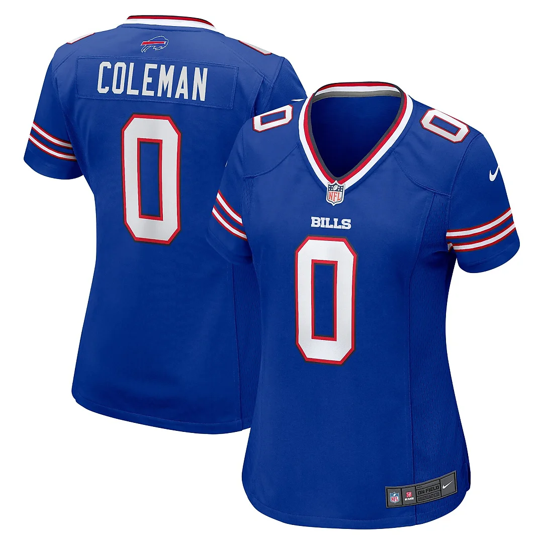 Zennovawear Keon Coleman Buffalo Bills Women's Game Jersey - Royal
