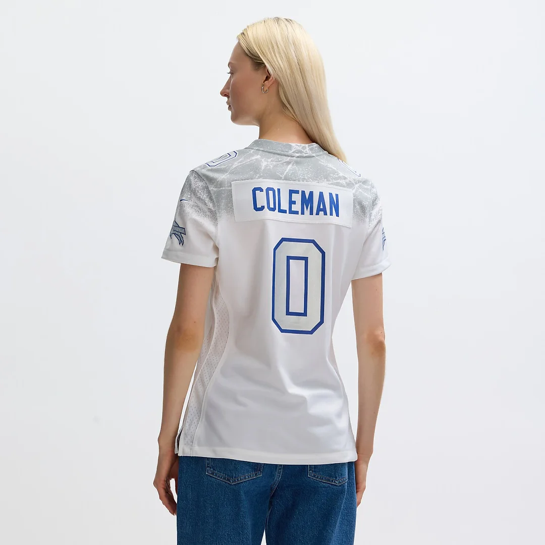 Zennovawear Keon Coleman Buffalo Bills Women's 2025 Rivalries Collection Game Jersey - White