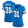 Zennovawear Kerby Joseph Detroit Lions Women's Team Game Jersey - Blue