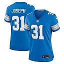 Zennovawear Kerby Joseph Detroit Lions Women's Team Game Jersey - Blue