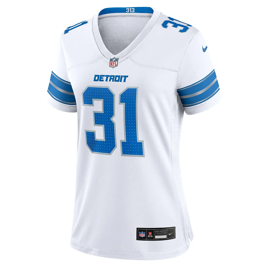 Zennovawear Kerby Joseph Detroit Lions Women's Game Jersey - White