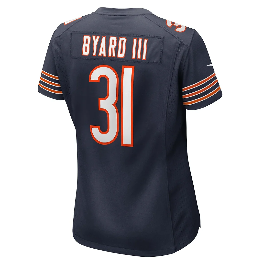 Zennovawear Kevin Byard III Chicago Bears Women's Game Jersey - Navy