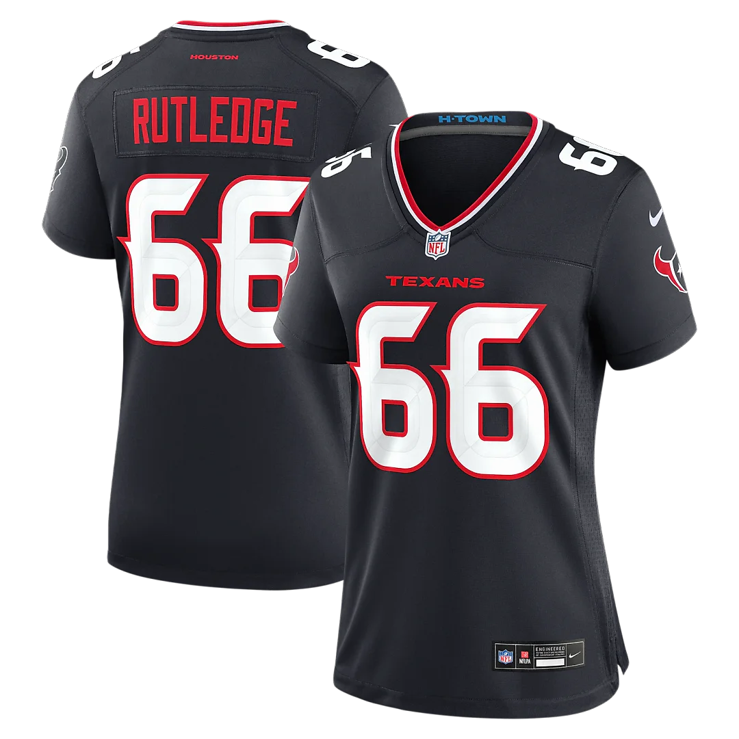 Zennovawear Keylan Rutledge Houston Texans Women's Team Game Jersey - Navy