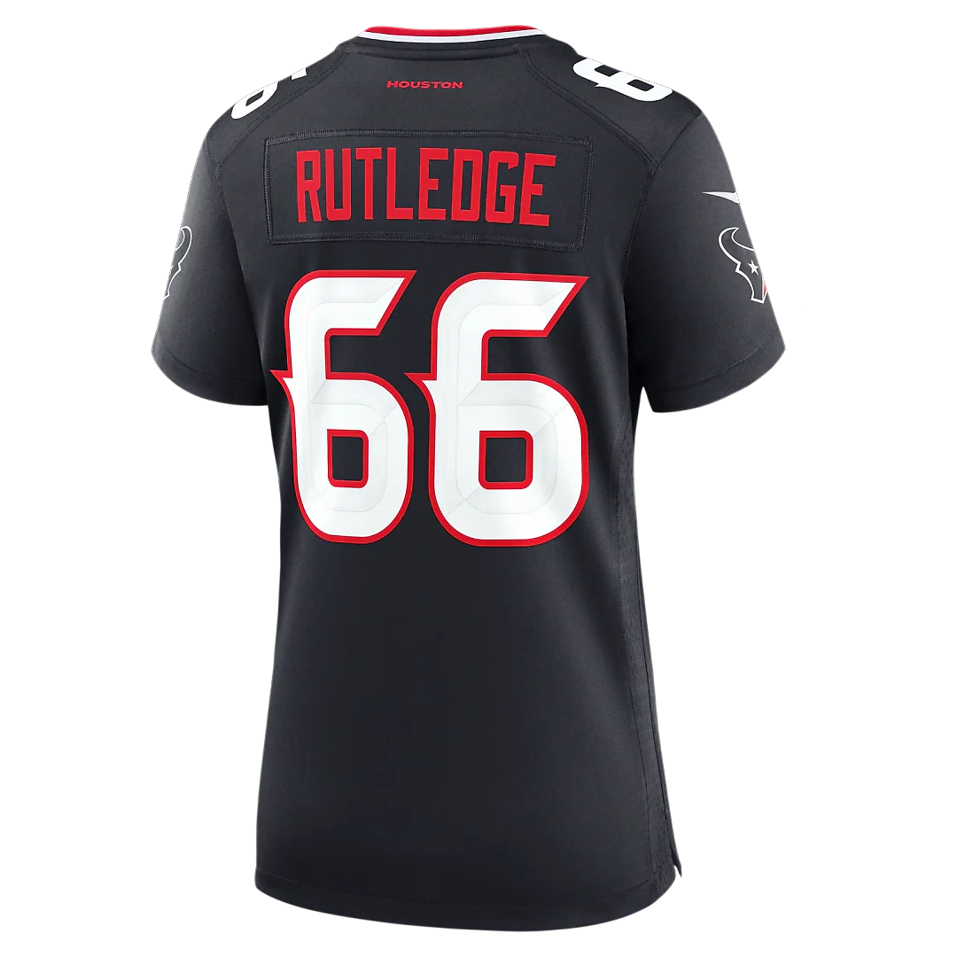 Zennovawear Keylan Rutledge Houston Texans Women's Team Game Jersey - Navy