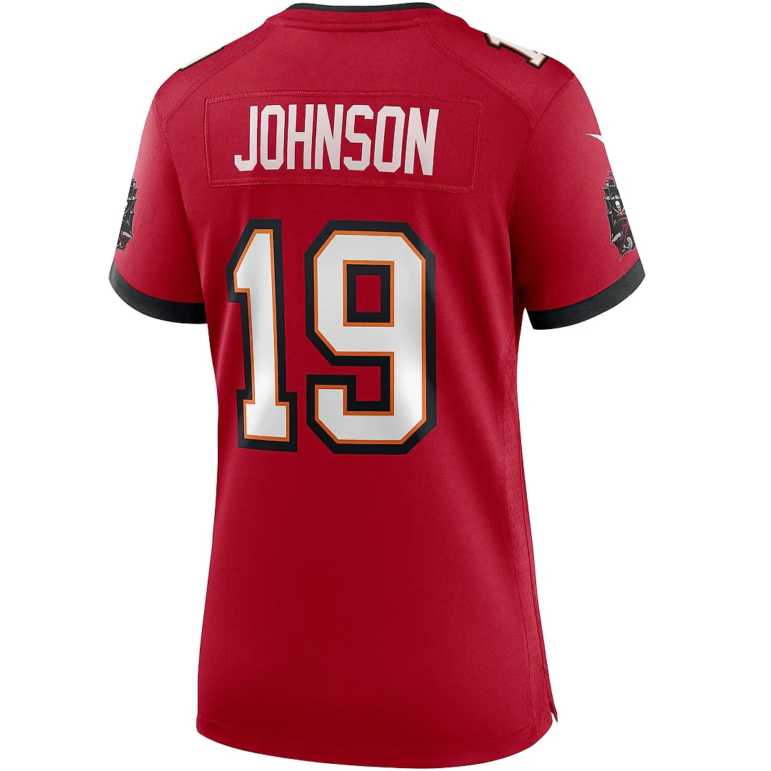 Zennovawear Keyshawn Johnson Tampa Bay Buccaneers Women's Game Retired Player Jersey - Red
