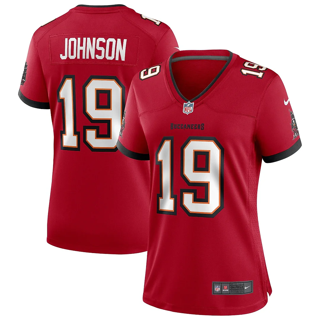 Zennovawear Keyshawn Johnson Tampa Bay Buccaneers Women's Game Retired Player Jersey - Red