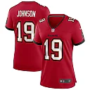 Zennovawear Keyshawn Johnson Tampa Bay Buccaneers Women's Game Retired Player Jersey - Red