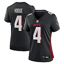 Zennovawear KhaDarel Hodge Atlanta Falcons Women's Team Game Jersey - Black