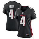 Zennovawear KhaDarel Hodge Atlanta Falcons Women's Team Game Jersey - Black
