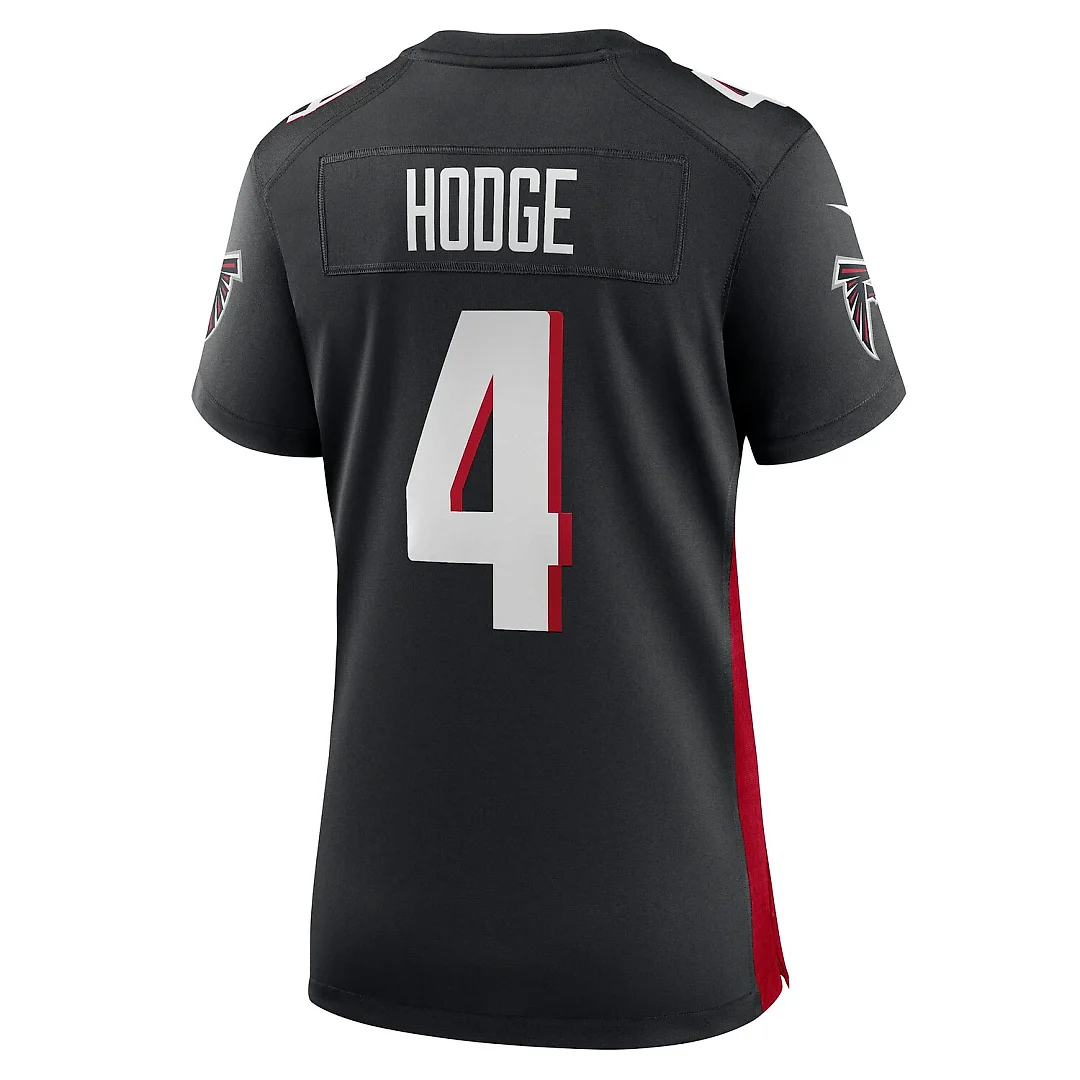 Zennovawear KhaDarel Hodge Atlanta Falcons Women's Team Game Jersey - Black