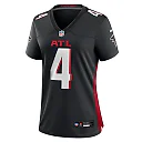 Zennovawear KhaDarel Hodge Atlanta Falcons Women's Team Game Jersey - Black