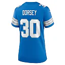 Zennovawear Khalil Dorsey Detroit Lions Women's Team Game Jersey - Blue
