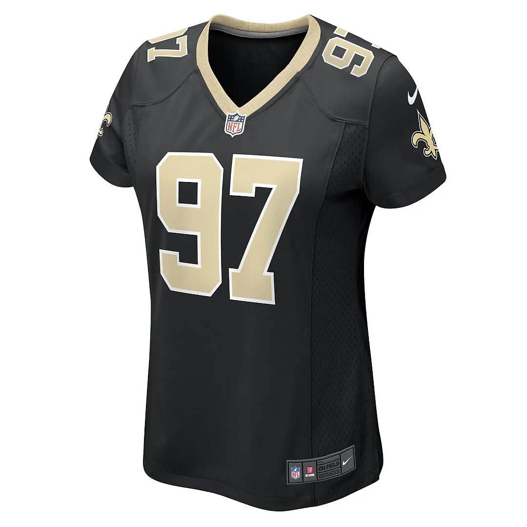 Zennovawear Khristian Boyd New Orleans Saints Women's Game Jersey - Black