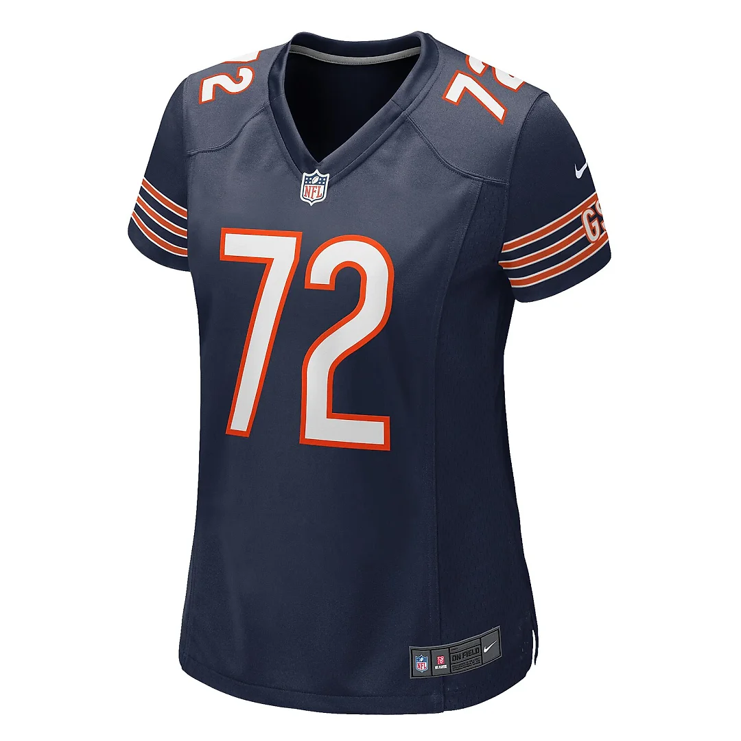 Zennovawear Kiran Amegadjie Chicago Bears Women's Game Jersey - Navy