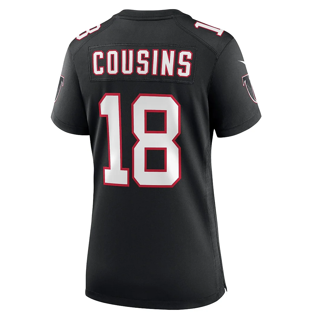 Zennovawear Kirk Cousins Atlanta Falcons Women's Alternate Game Jersey - Black