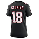 Zennovawear Kirk Cousins Atlanta Falcons Women's Alternate Game Jersey - Black
