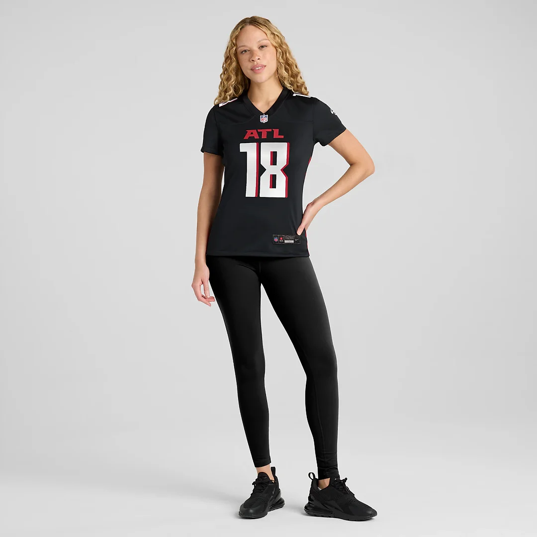Zennovawear Kirk Cousins Atlanta Falcons Women's Game Player Jersey - Black