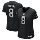 Zennovawear Kirk Cousins Las Vegas Raiders Women's Team Game Jersey - Black