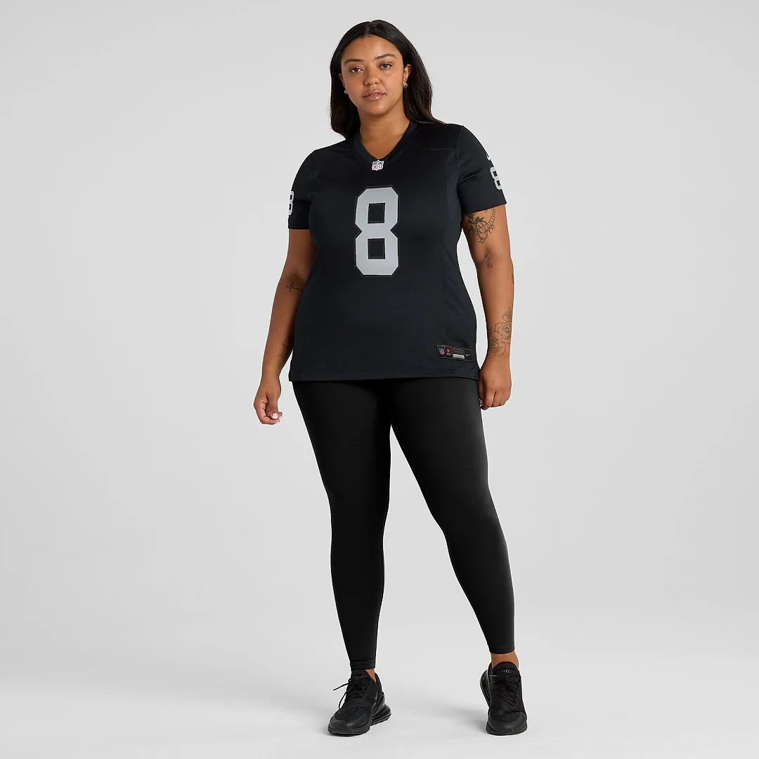 Zennovawear Kirk Cousins Las Vegas Raiders Women's Team Game Jersey - Black