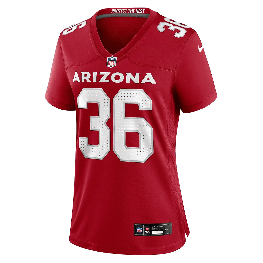 Zennovawear Kitan Crawford Arizona Cardinals Women's Team Game Jersey - Cardinal