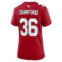 Zennovawear Kitan Crawford Arizona Cardinals Women's Team Game Jersey - Cardinal