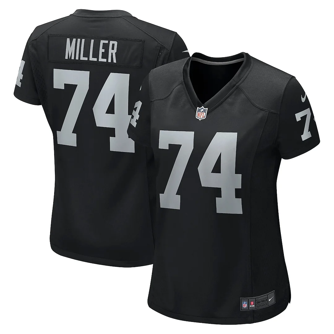 Zennovawear Kolton Miller Las Vegas Raiders Women's Game Jersey - Black