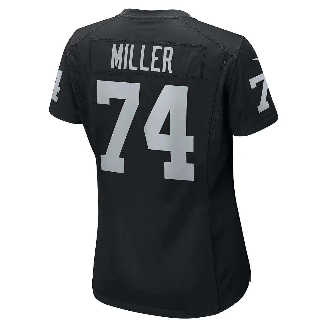 Zennovawear Kolton Miller Las Vegas Raiders Women's Game Jersey - Black