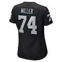 Zennovawear Kolton Miller Las Vegas Raiders Women's Game Jersey - Black