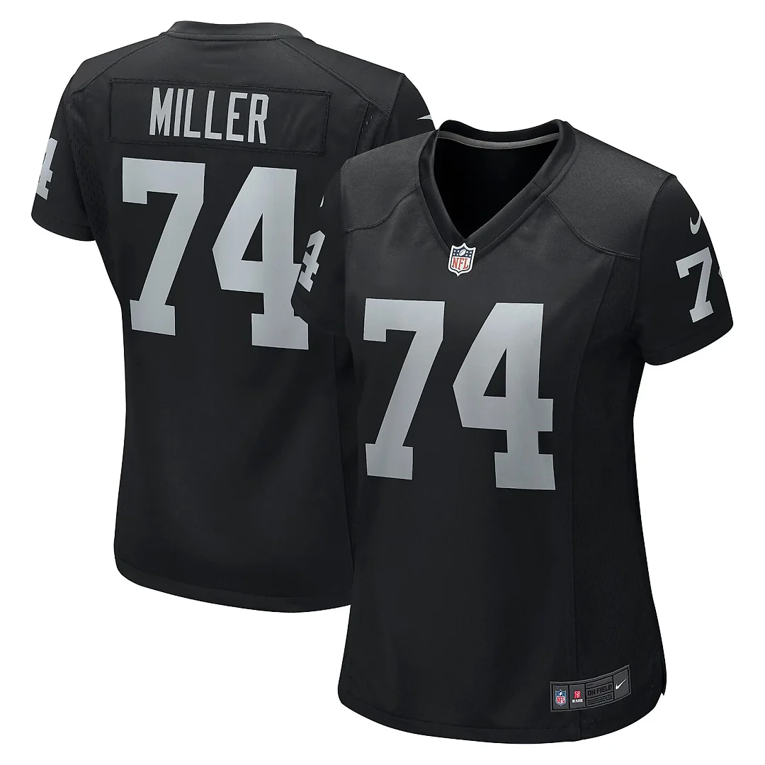 Zennovawear Kolton Miller Las Vegas Raiders Women's Game Jersey - Black