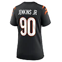 Zennovawear Kris Jenkins Jr. Cincinnati Bengals Women's Game Jersey - Black