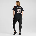 Zennovawear Kris Jenkins Jr. Cincinnati Bengals Women's Game Jersey - Black