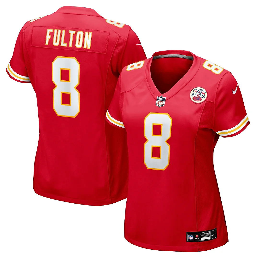 Zennovawear Kristian Fulton Kansas City Chiefs Women's Team Game Jersey - Red