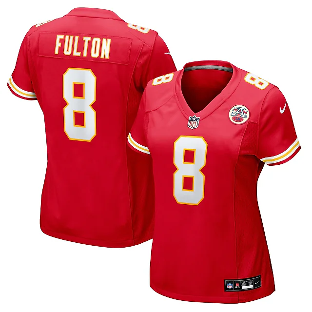 Zennovawear Kristian Fulton Kansas City Chiefs Women's Team Game Jersey - Red