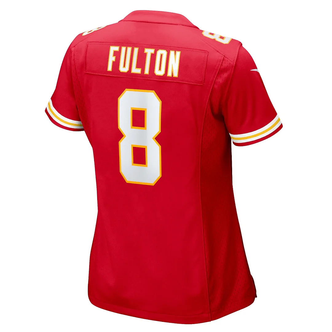 Zennovawear Kristian Fulton Kansas City Chiefs Women's Team Game Jersey - Red