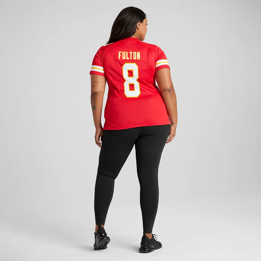 Zennovawear Kristian Fulton Kansas City Chiefs Women's Team Game Jersey - Red