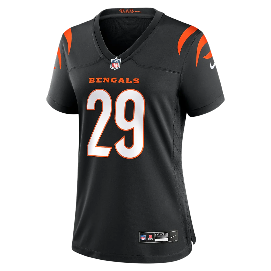 Zennovawear Kyle Dugger Cincinnati Bengals Women's Team Game Jersey - Black