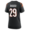Zennovawear Kyle Dugger Cincinnati Bengals Women's Team Game Jersey - Black
