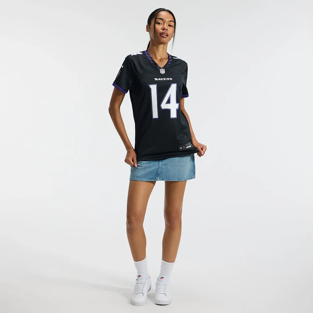 Zennovawear Kyle Hamilton Baltimore Ravens Women's Alternate Game Jersey - Black