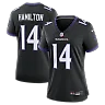 Zennovawear Kyle Hamilton Baltimore Ravens Women's Alternate Game Jersey - Black