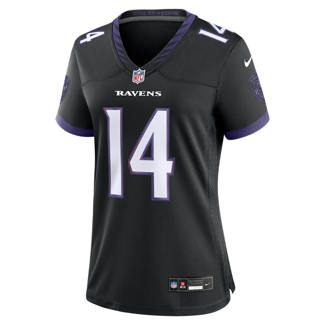 Zennovawear Kyle Hamilton Baltimore Ravens Women's Alternate Game Jersey - Black