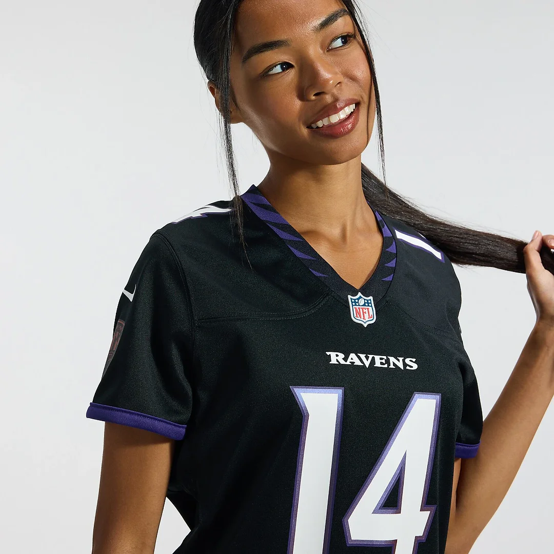 Zennovawear Kyle Hamilton Baltimore Ravens Women's Alternate Game Jersey - Black