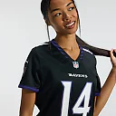 Zennovawear Kyle Hamilton Baltimore Ravens Women's Alternate Game Jersey - Black