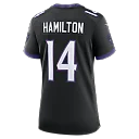 Zennovawear Kyle Hamilton Baltimore Ravens Women's Alternate Game Jersey - Black