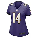 Zennovawear Kyle Hamilton Baltimore Ravens Women's Player Game Jersey - Purple